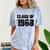 Class Of 1968 High School College Graduation Reunion Comfort Color Blast T-Shirt Ocean
