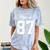 Class Of 1987 Matching Graduation High School Reunion Comfort Color Blast T-Shirt Ocean