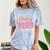 Class Of 1989 School Graduation Meetup Reunion Comfort Color Blast T-Shirt Ocean