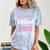 Class Of 2018 Graduation Shirt Mom Of Graduate Comfort Color Blast T-Shirt Ocean