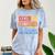 Class Of 2019 Senior High School Graduation Level 12th Grade Comfort Color Blast T-Shirt Ocean