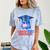 Class Of 2021 Graduate Kawaii Anime Girl School Graduation Comfort Color Blast T-Shirt Ocean