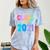 Class Of 2021 Graduation Grow With Me Comfort Color Blast T-Shirt Ocean