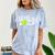 Class Of 2023 Graduation Senior Tennis Player Comfort Color Blast T-Shirt Ocean