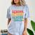 Class Of 2023 Senior 2023 Graduation Retro Seniors Comfort Color Blast T-Shirt Ocean