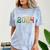 Class Of 2024 College High School Graduation Comfort Color Blast T-Shirt Ocean