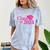 Class Of 2024 Pink For Girls And Women Graduation Comfort Color Blast T-Shirt Ocean