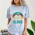 Class Of 2024 Senior Graduation Leveled Up Gamer Class 2024 Comfort Color Blast T-Shirt Ocean