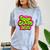 Class Of 2025 Senior Fresh 90s TV Style Retro Graduation Comfort Color Blast T-Shirt Ocean
