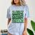 Class Of 2025 Senior Green Student Graduation Comfort Color Blast T-Shirt Ocean