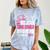 Class Of 2032 She Believed She Could Kids Graduation T-Shirt Comfort Color Blast T-Shirt Ocean