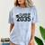 Class Of 2035 First Day Of School Graduation Comfort Color Blast T-Shirt Ocean