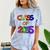Class Of 2035 Grow With Me Kindergarten Graduation Comfort Color Blast T-Shirt Ocean