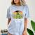 Class Of Dinosaur Apparel 2024 Graduation Graduate Dino Boy Comfort Color Blast T-Shirt Ocean