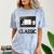 Classic VHS Tape Nostalgia Retro Comfort Color Blast T-Shirt Ocean