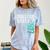 College Grad Class Of 2027 Graduation Comfort Color Blast T-Shirt Ocean