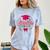 Coquette Pink Bow Senior 2026 2027 Graduation Comfort Color Blast T-Shirt Ocean