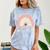 Cosmetology Instructor Cosmetologist Graduation Rainbow Comfort Color Blast T-Shirt Ocean