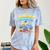 I Crushed Kindergarten Monster Truck Graduation Boys Kids Comfort Color Blast T-Shirt Ocean