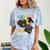 I Crushed Kindergarten Monster Truck Graduation Boys Small Comfort Color Blast T-Shirt Ocean