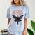 Cryptid Cryptozoology Mothman Introvert -Adults Butterfly Small Crew Neck Classic Fit Short Sleeve Polyester 100 Printed Blended Fabric Comfort Color Blast T-Shirt Ocean