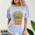 Cute Golden Barrel Cactus Introvert Distressed Comfort Color Blast T-Shirt Ocean Cute Golden Barrel Cactus Introvert Distressed Comfort Color Blast T-Shirt Ocean