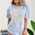 Cute Introvert Cat Service Human Do Not Pet Cat Joke Comfort Color Blast T-Shirt Ocean