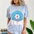 Cute Introvert Shy Teen Anti-Social Inner Strength Comfort Color Blast T-Shirt Ocean