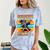 Dabbing Boy Goodbye 2nd Grade Hello 3rd Grade Graduation Comfort Color Blast T-Shirt Ocean