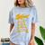 Dabbing Graduation Class Of 2018 T-Shirt School Colors Comfort Color Blast T-Shirt Ocean