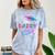 My Daddy Did It Tee Graduation Graduated Dad Proud Children Comfort Color Blast T-Shirt Ocean