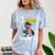Dinosaur Graduation Cap Gown 3rd Grade Graduate Nailed It Comfort Color Blast T-Shirt Ocean