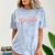 Doula Shirt Tee Heart Midwife Childbirth Graduation Comfort Color Blast T-Shirt Ocean