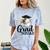 Eagle Grad Squad Class Of 2019 Graduation Comfort Color Blast T-Shirt Ocean
