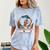 EdD Black Girls Doctor Of Education Graduation Black Women Comfort Color Blast T-Shirt Ocean
