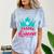 EMT Trauma Queen Paramedic Student T-Shirt Graduation Comfort Color Blast T-Shirt Ocean