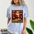 Family Christmas Retro Santa Holiday Nostalgia Vibes Comfort Color Blast T-Shirt Ocean