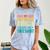 My Favorite Teacher Gave Me This School Graduation Student Comfort Color Blast T-Shirt Ocean