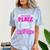 Female Lawyer Women Law Student Graduation Bar Exam Comfort Color Blast T-Shirt Ocean