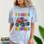 First Grade Graduation Monster Truck 1st Grade Graduate Comfort Color Blast T-Shirt Ocean