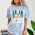Floppy Disk Retro Tech Nostalgia Old School Computing Humor Comfort Color Blast T-Shirt Ocean