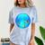 Frutiger Aero Aesthetic Tech Orb Fishes Raglan Baseball Tee Comfort Color Blast T-Shirt Ocean