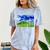 Frutiger Aero Dolphin Meadow Aesthetic Y2k 2000s Ironic Comfort Color Blast T-Shirt Ocean