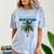 Frutiger Aero Palm Tree Y2k Aesthetic 2000s Trend Comfort Color Blast T-Shirt Ocean