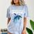 Frutiger Aero Splashy Dolphin Y2k Aesthetic Graphic Premium Comfort Color Blast T-Shirt Ocean