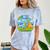 Frutiger Aero Y2K Fashion Trends Statement Piece Tech Orange Premium Comfort Color Blast T-Shirt Ocean