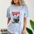 Fun Trendy UFO Sloth Graduation Class Of 2024 Senior Comfort Color Blast T-Shirt Ocean