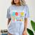 Future Class Of 2029 I Survived Passed 5th Grade Graduation Comfort Color Blast T-Shirt Ocean
