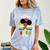 Future HBCU Grad Graduate Afro Girl College Graduation Comfort Color Blast T-Shirt Ocean