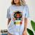 Future HBCU Grad Graduation Students Girl Kids Comfort Color Blast T-Shirt Ocean